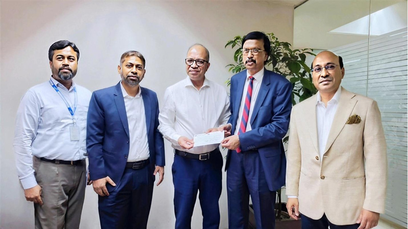 ইনসেপ্টা ফার্মাসিউটিক্যালসের নৌ বীমা দাবি পরিশোধ করল কর্ণফুলী ইন্স্যুরেন্স